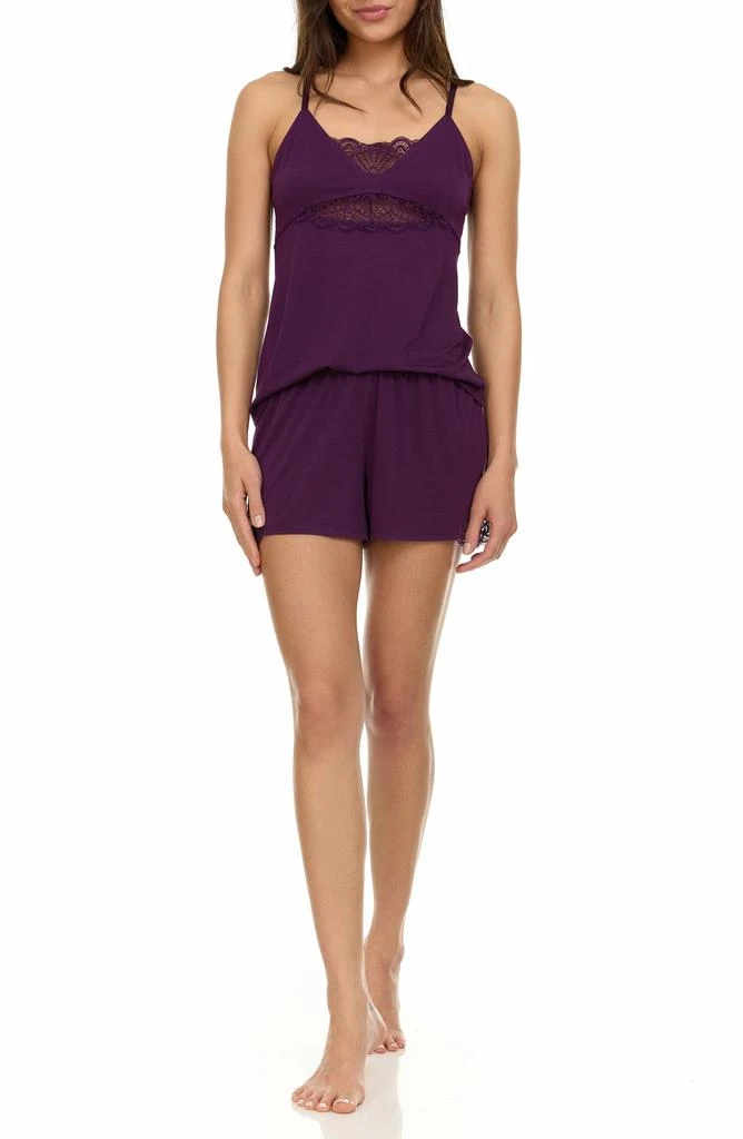 Flora Nikrooz Kamila Lace Trim Camisole & Shorts Pajamas 7