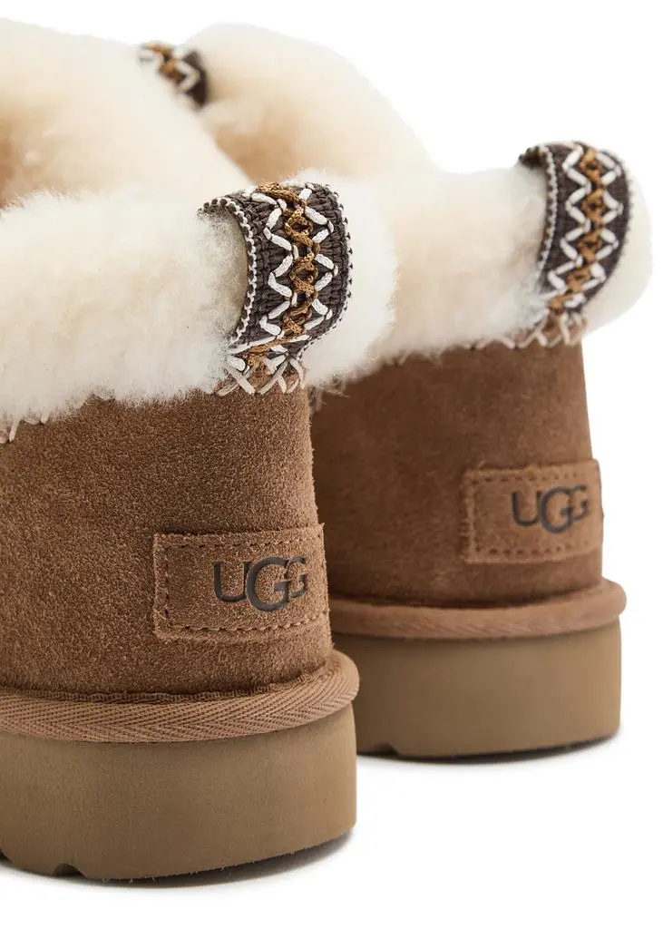 UGG Classic Ultra Mini Alpine suede ankle boots 3
