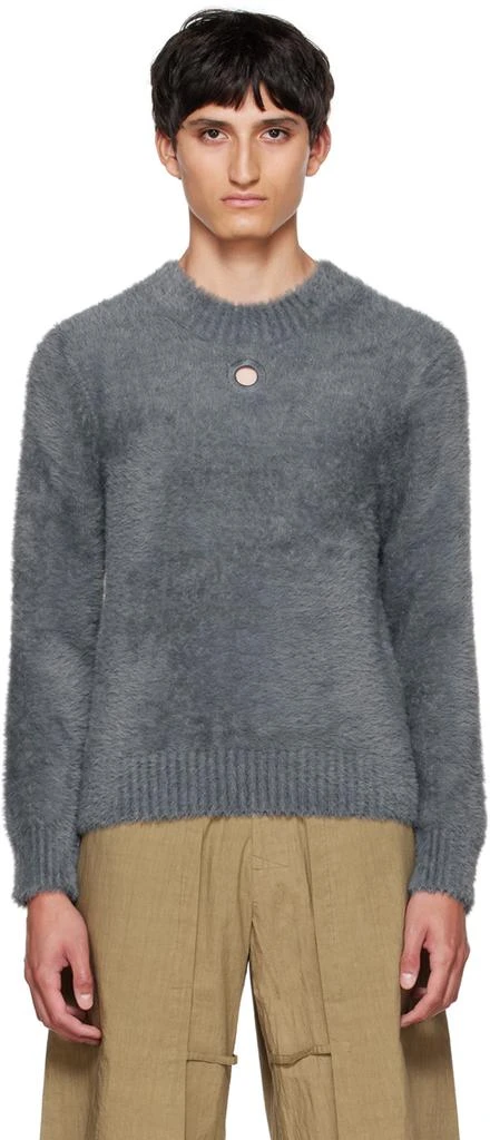 Craig Green Gray Fluffy Sweater 1