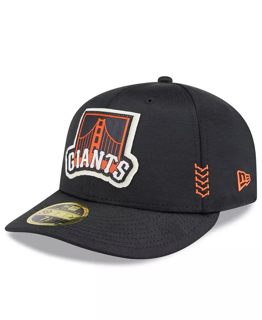 New Era Men
s Black San Francisco Giants 2024 Clubhouse Low Profile 59FIFTY Fitted Hat 1