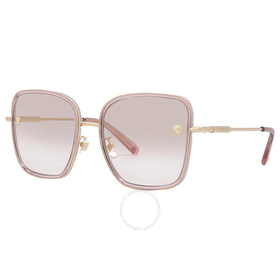 Versace Pink Mirror Gradient Square Ladies Sunglasses VE2247D 14837I 57 3