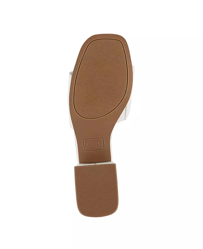 Sugar Women's Uniform 3 Slip-On Block Heel Sandals 5