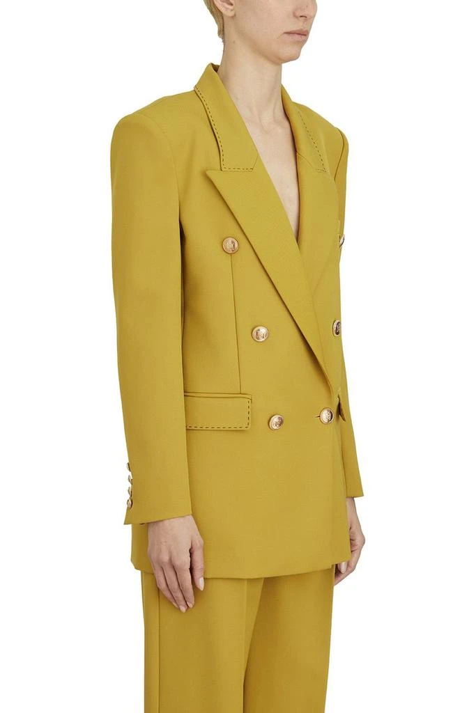 ELISABETTA FRANCHI Elisabetta Franchi Contrast Topstitched Cool Jacket 3