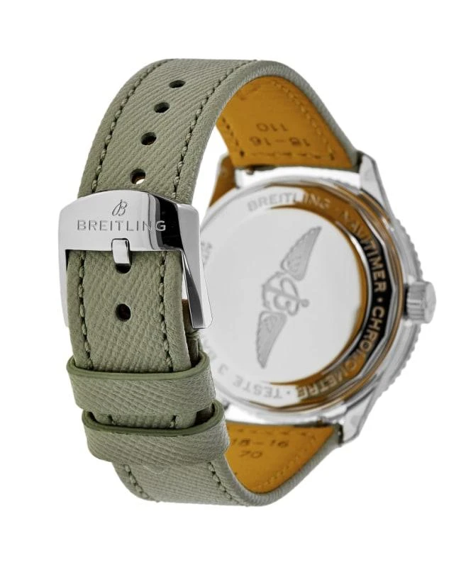 Breitling Breitling Navitimer Automatic 35 Green Dial Green Strap Women's Watch A17395361L1P3 4