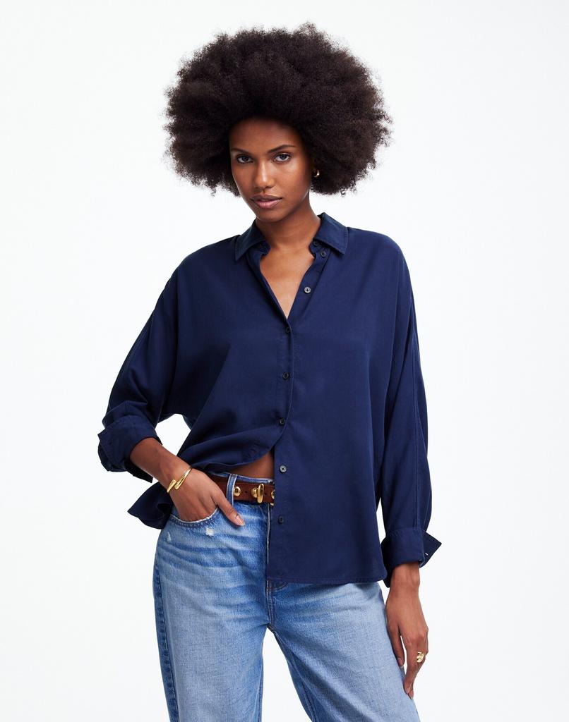 Madewell Relaxed Dolman Button-Up Shirt