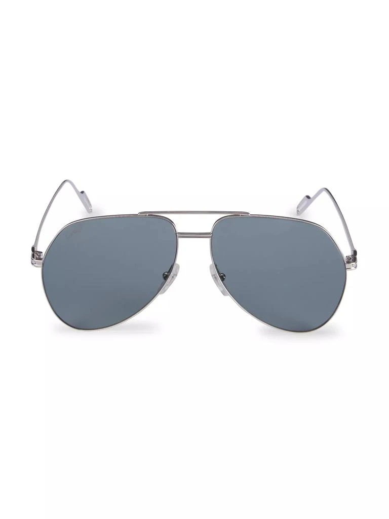 Cartier 60MM Metal Aviator Sunglasses 1