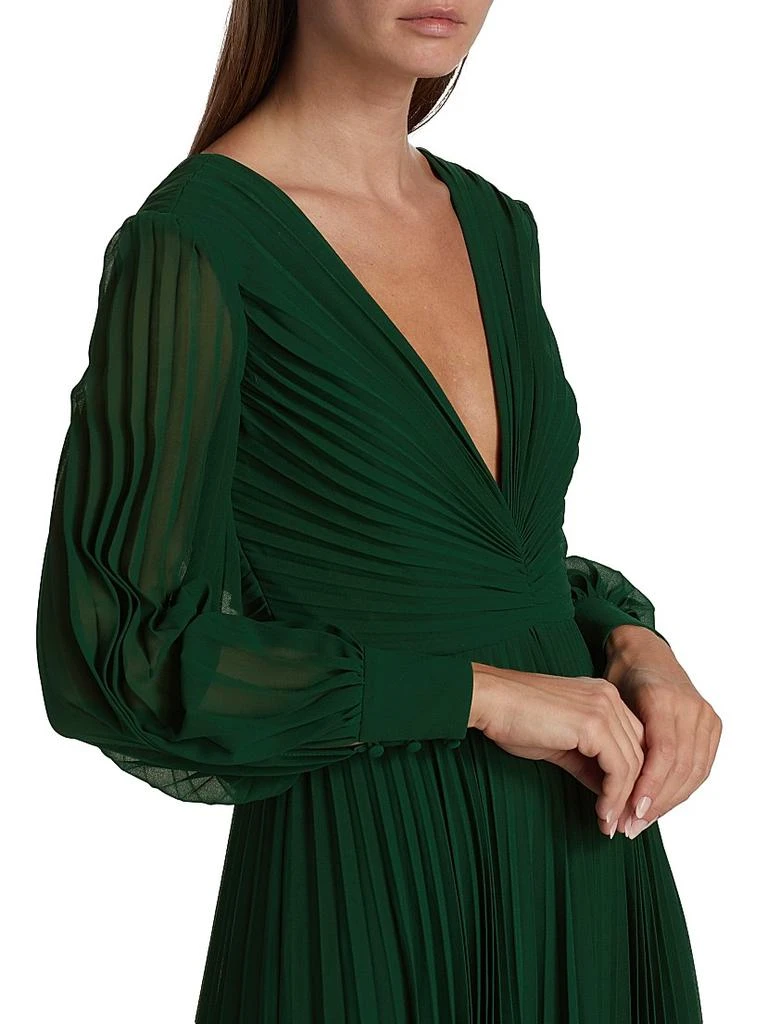 green emerald velvet dress Wedtrend Women Dark Green Bridesmaid Dress A Line V Neck Pleated Chiffon  Long Wedding Party Dress  WEDTREND