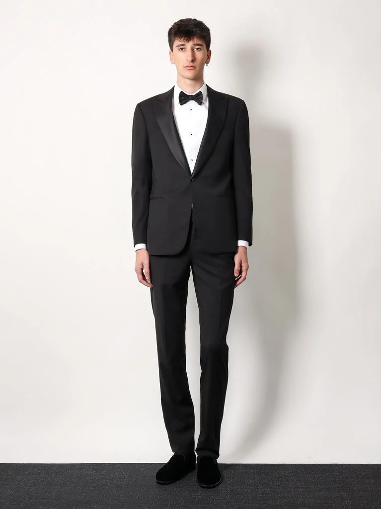 Giorgio Armani Virgin wool smoking with satin profiles 2