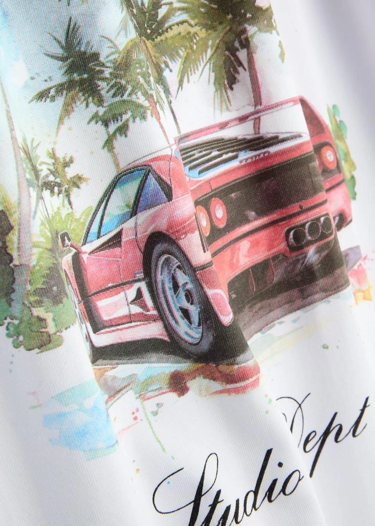 CLUB 1984 Palm Drive printed cotton T-shirt  5