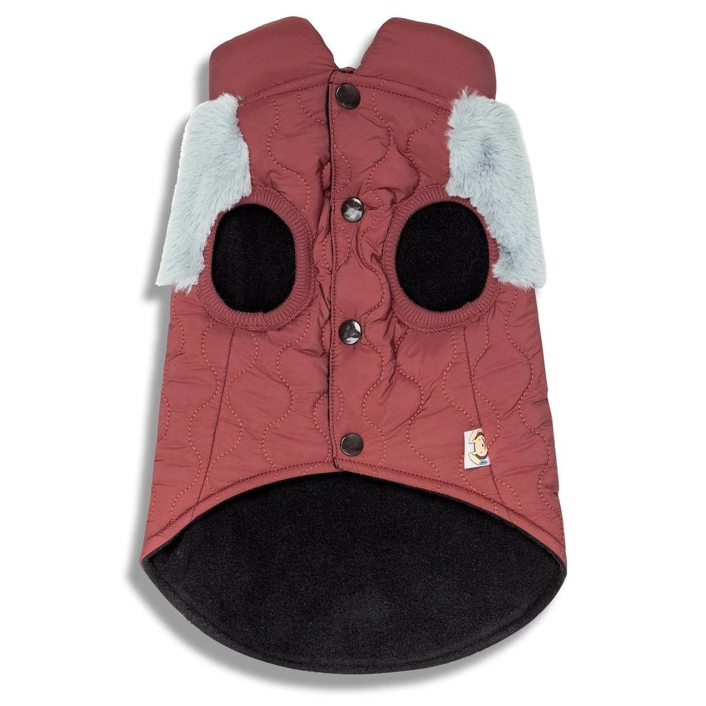 Touchdog 'Furrost-Bite' Fur and Fleece Designer Fashion Dog Jacket 6