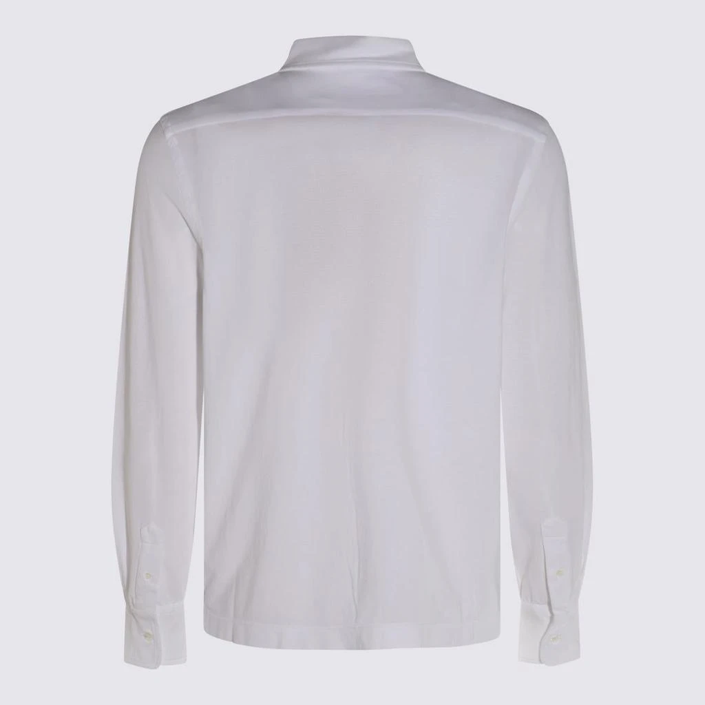 MALO Malo White Ice Cotton Shirt 2