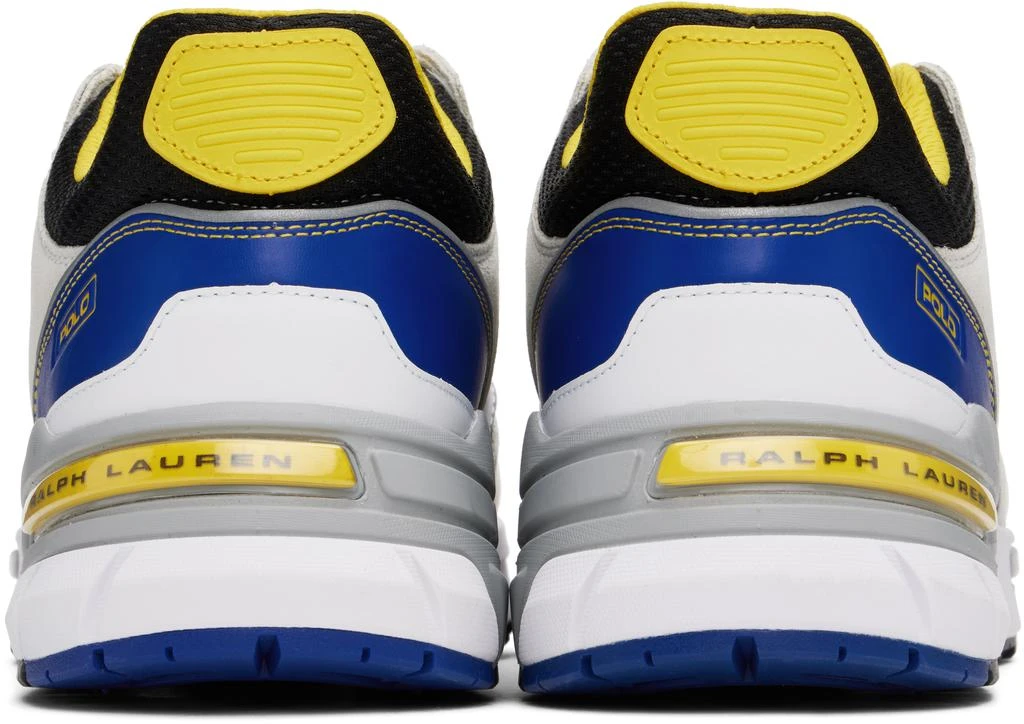 Ralph Lauren White Trackster 200 Sneakers 2