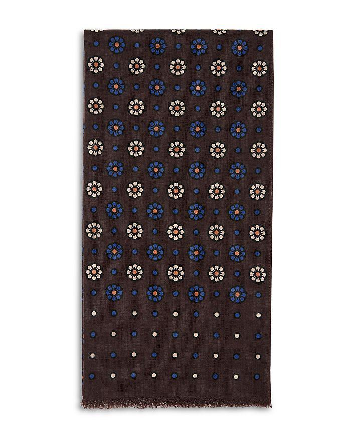 The Men's Store at Bloomingdale's Mantero Floral Medallion Italian Wool Scarf - Exclusive