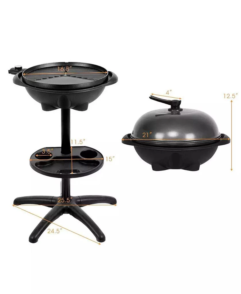 1350 W Outdoor Electric BBQ Grill with Removable Stand – On Sale Now ...