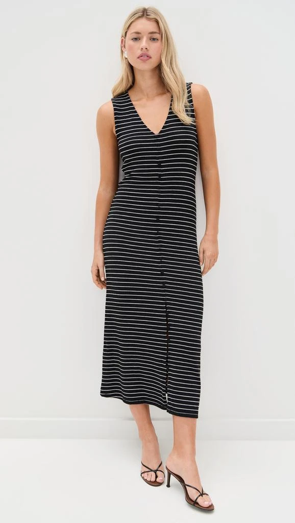 Rag 
Bone The Knit Button Tank Dress