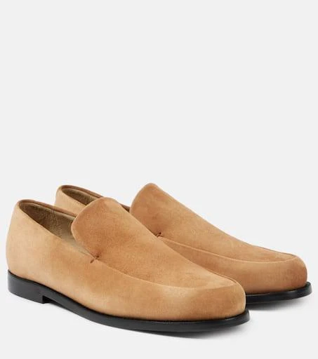 Khaite Alessio suede loafers 1