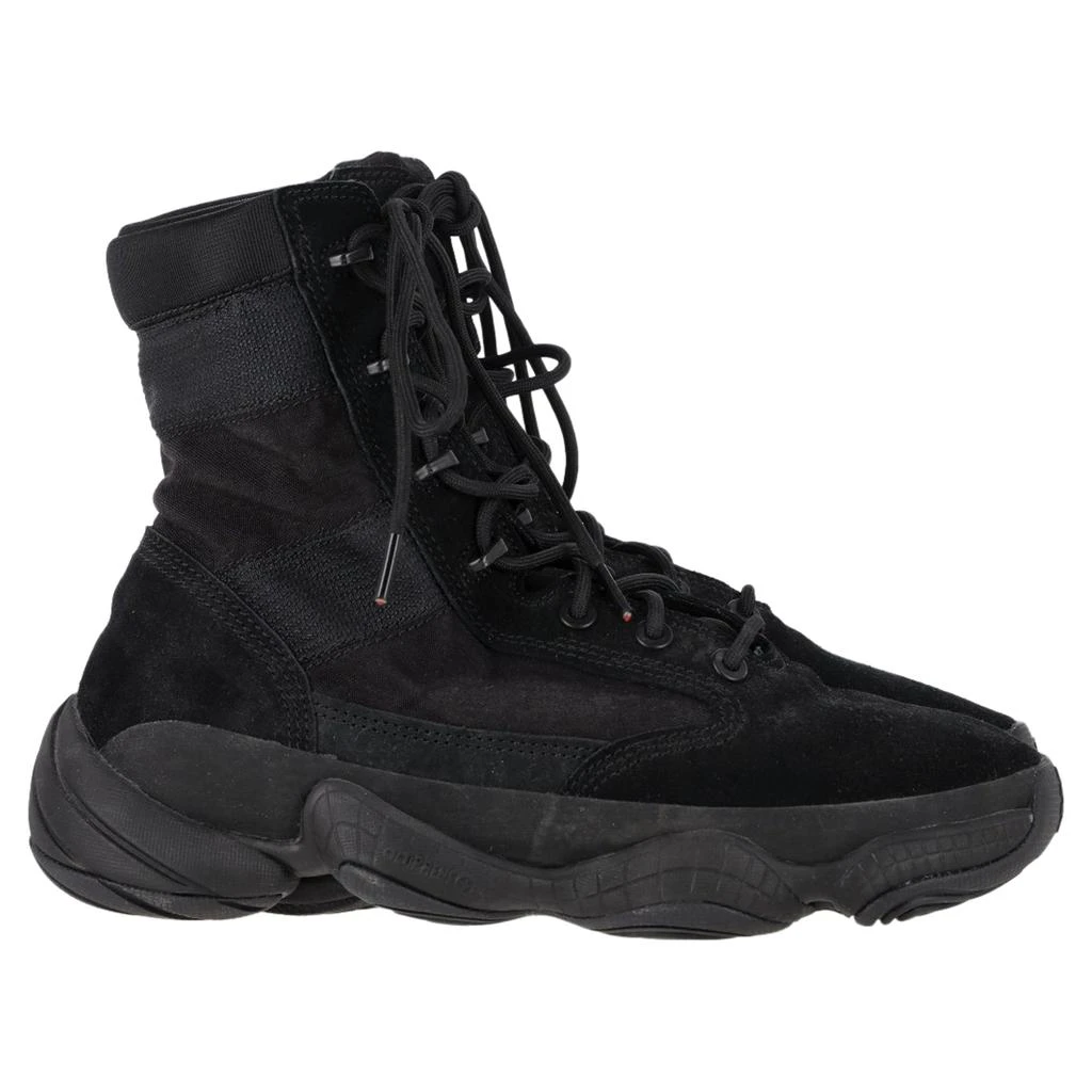 YEEZY Adidas Yeezy 500 High Tactical Boots in Black Suede 1