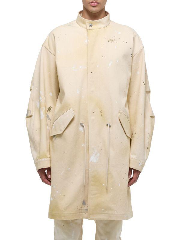 Helmut Lang Painted Cotton Parka