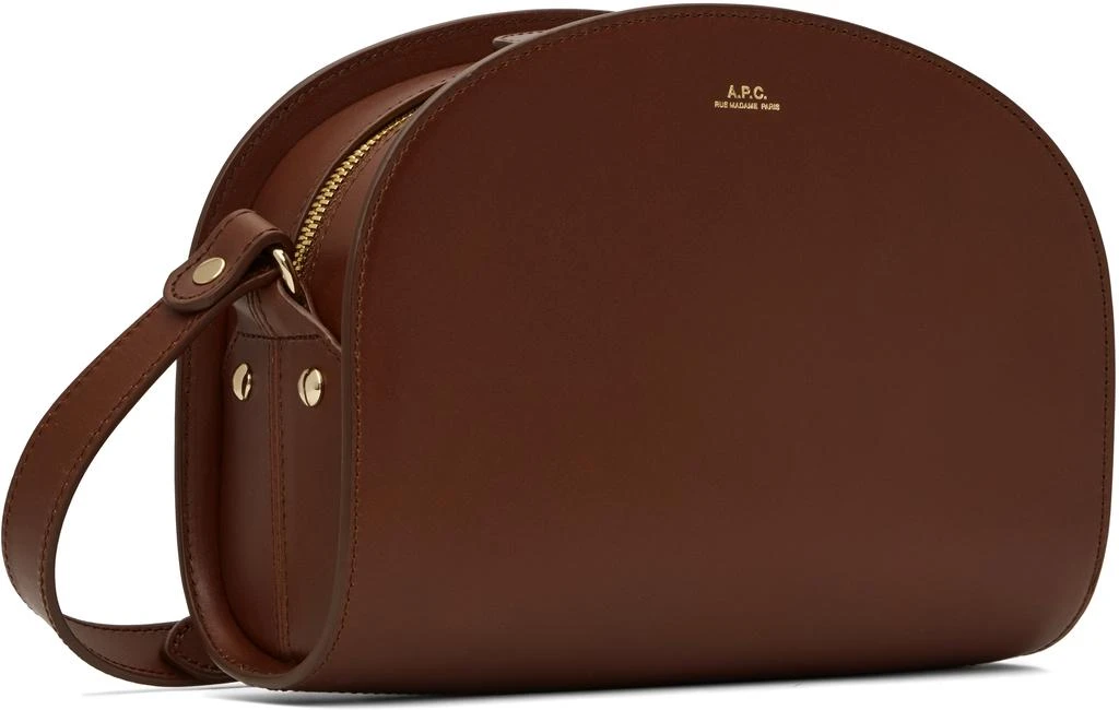 A.P.C. Brown Demi-Lune Bag 2