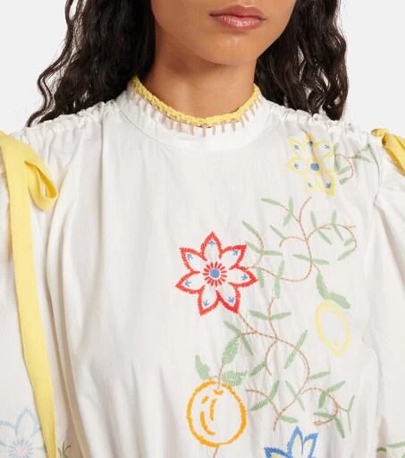 zimmermann bonita embroidered short dress EN SAISON Womens Cavaretta Eyelet Embroidered Cotton Mini Dress, Size   Vanessa Jane