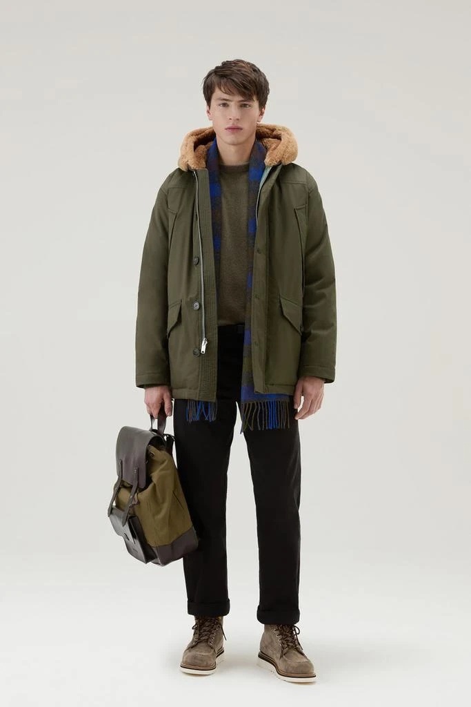 WOOLRICH Reversible Parka in Best Cotton - Men - Green 2