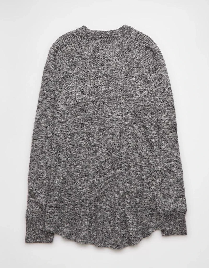 AE AE Plush Long-Sleeve Henley T-Shirt 5