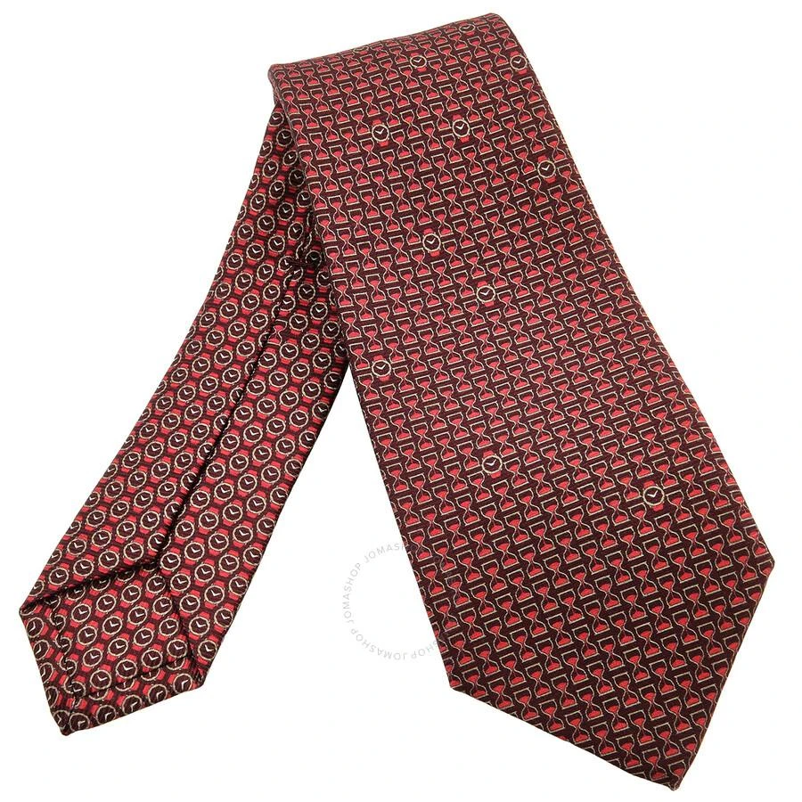BVLGARI Pictoria Time Wrap Silk Tie 2