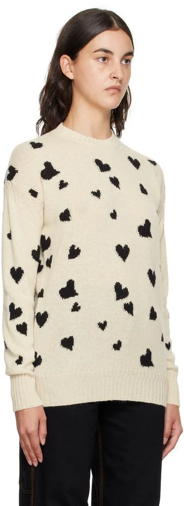 Marni Off-White Heart Sweater 2