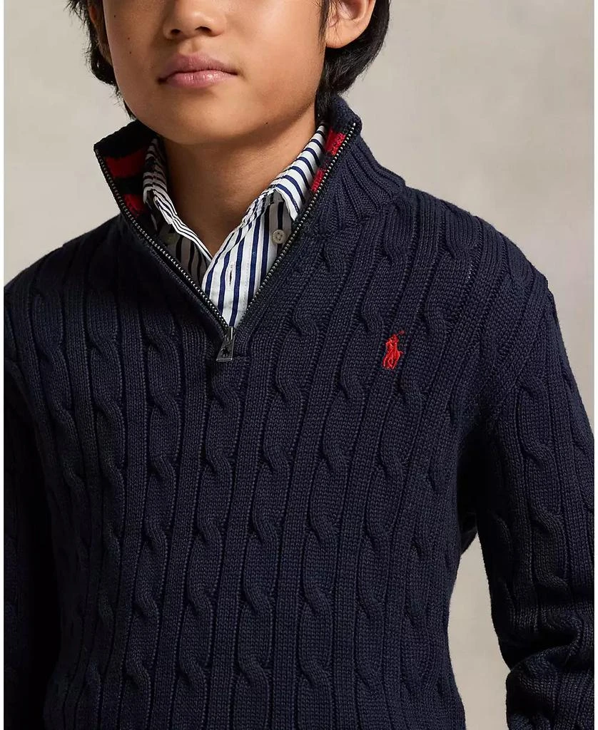 Ralph Lauren Boys
 8-20 Quarter-Zip Sweater 2