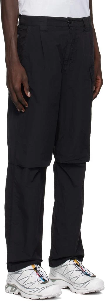 C.P. Company Black Flatt Nylon Loose Utility Cargo Pants IT-46 