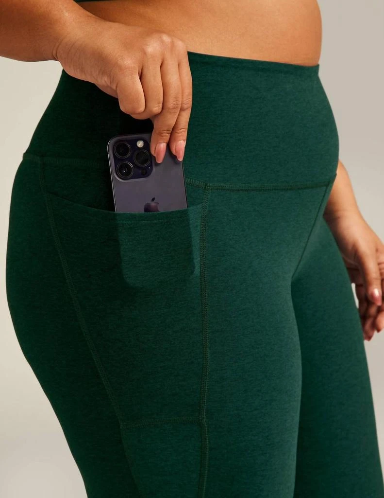 Beyond yoga Spacedye Out Of Pocket Legging In Dark Spruce Green Heather 3