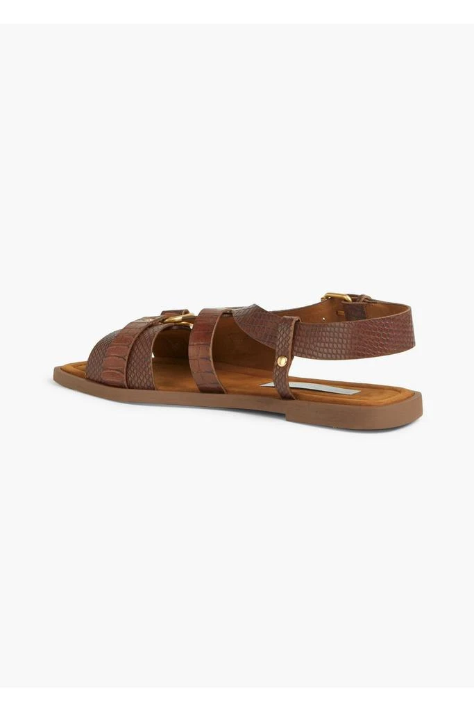 Stella McCartney Croc-effect slingback sandals 3