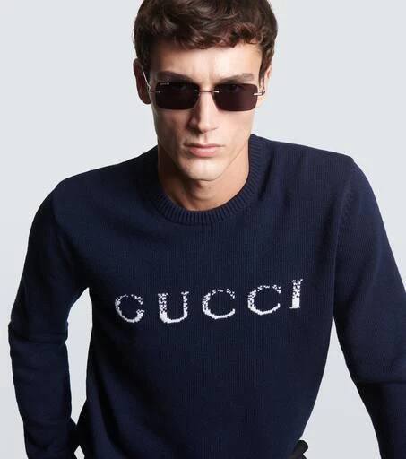 Gucci Horsebit rectangular sunglasses 3