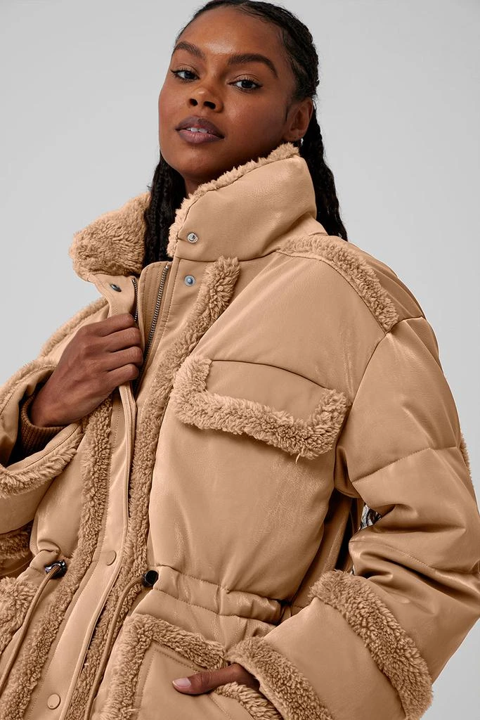 Alo Ice Breaker Puffer Jacket - Toasted Almond 4