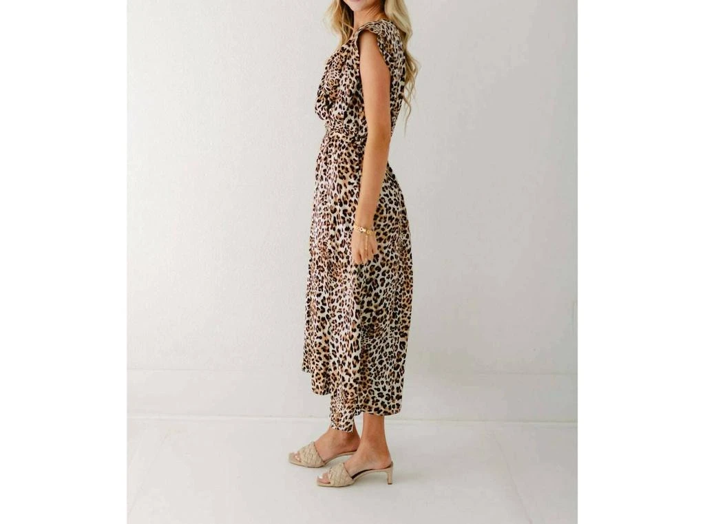 Bishop + Young Aeries Wrap Dress In Leo Print 2
