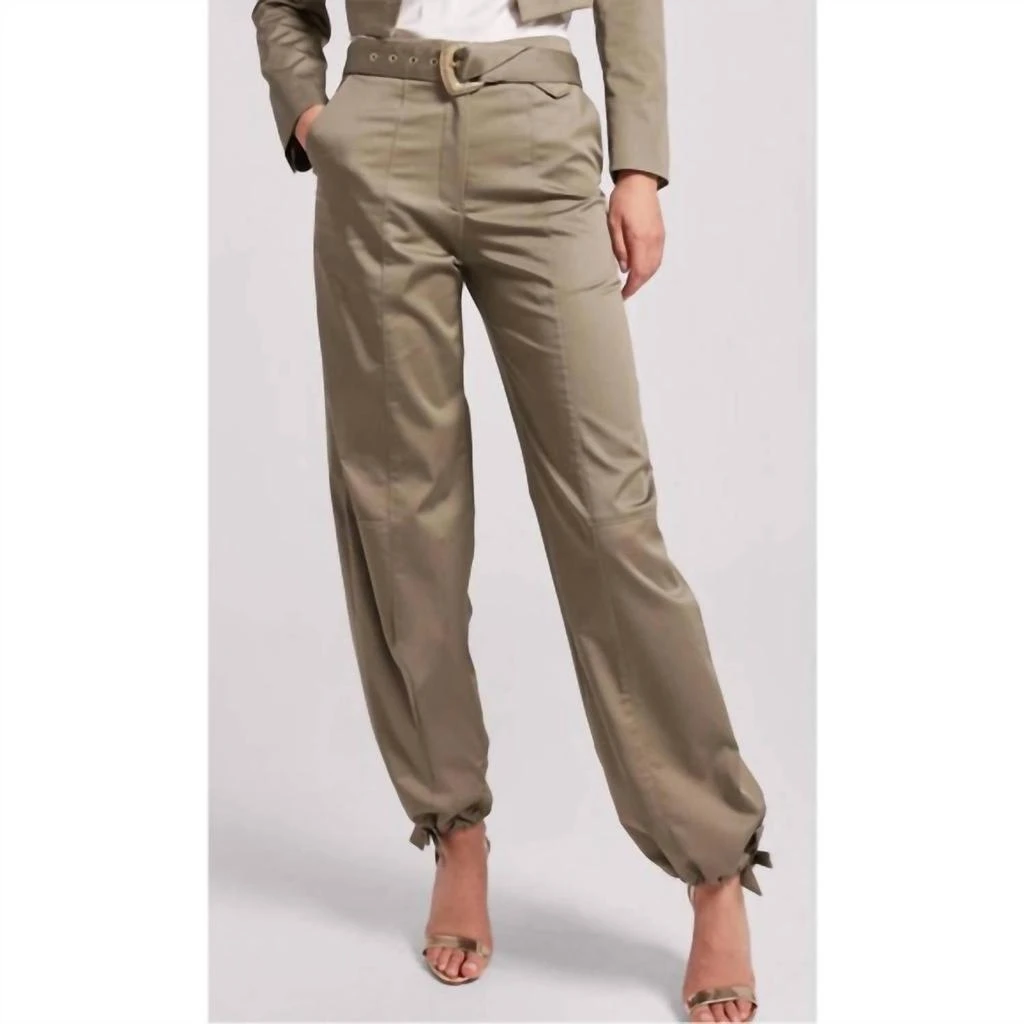 Generation Love Generation Love - Brandi Gabardine High Waist Cargo Pants 2