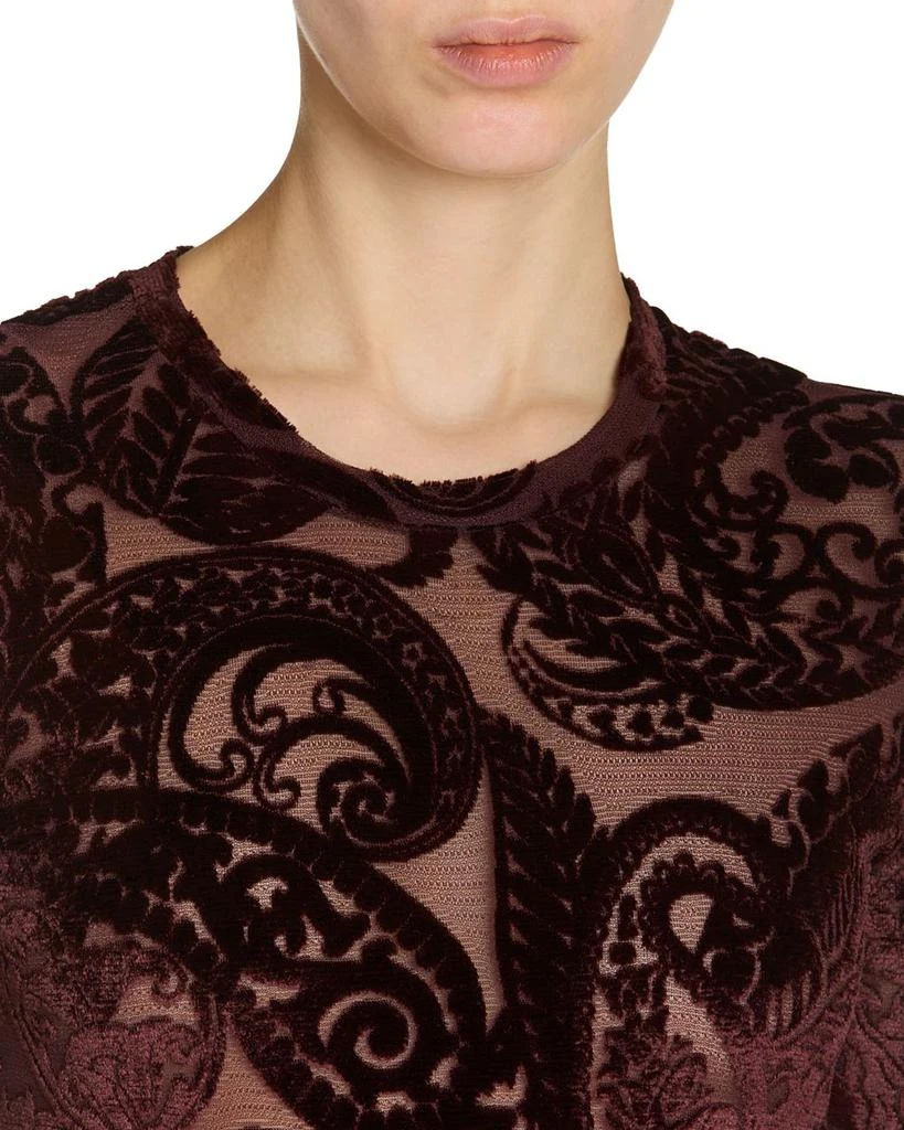 ETRO Long Sleeve Velvet Top 4