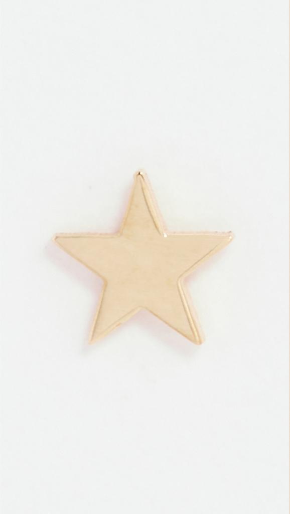 Zoe Chicco 14k Single Itty Bity Star Stud Earring