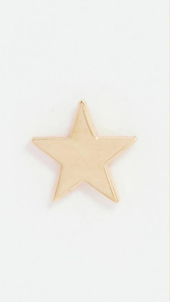 Zoe Chicco 14k Single Itty Bity Star Stud Earring 1