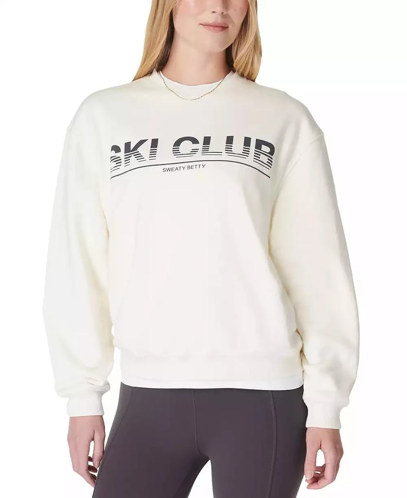 SWEATY BETTY Women's Ski Club Graphic Print Sweatshirt 1