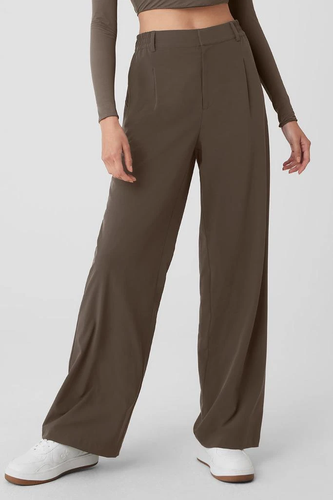 Alo High-Waist Pursuit Trouser - Olive Tree 1
