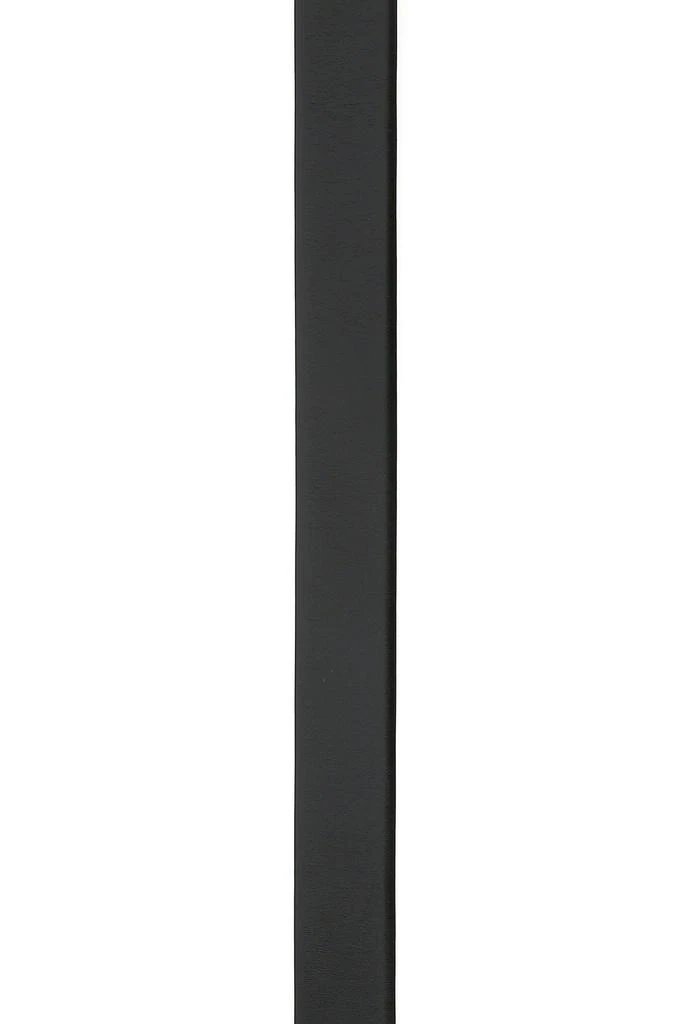 Valentino Black leather VLogo belt 3
