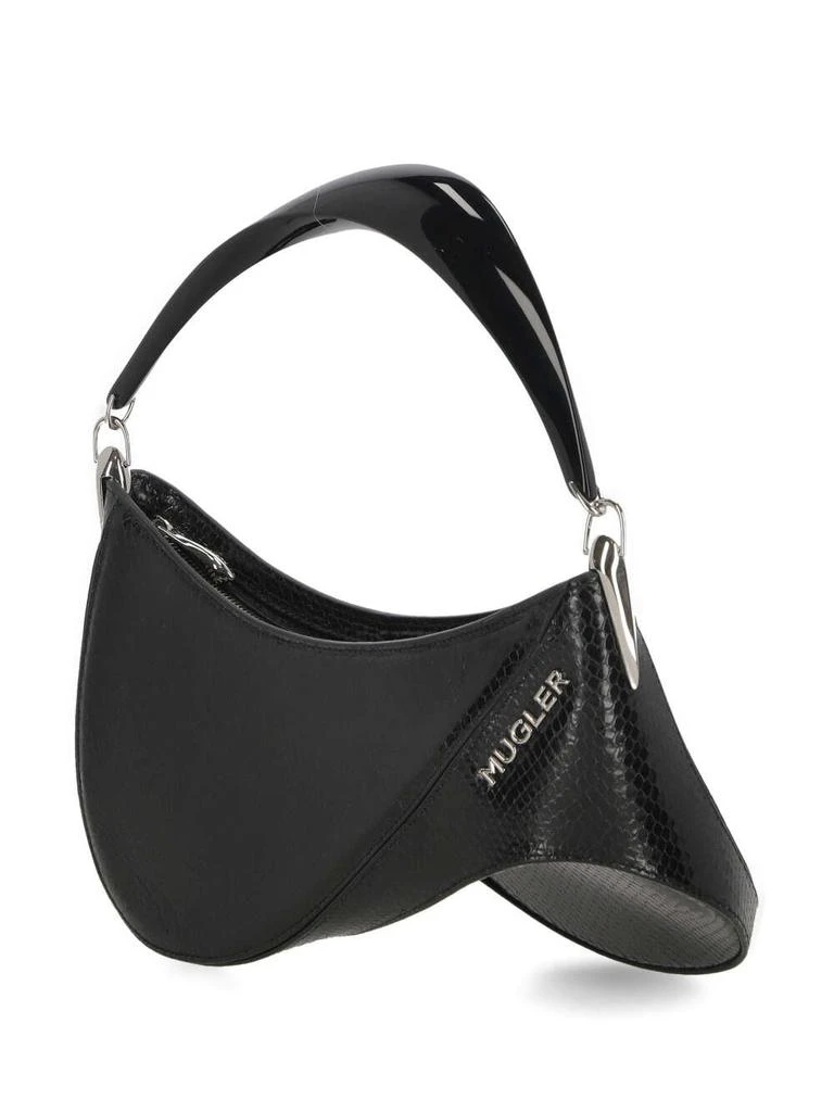 Mugler Mugler Spiral Curve Zipped Tote Bag 3