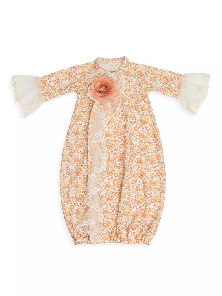 Haute Baby Baby Girl's Cinamon Sugar Wrap Gown 1