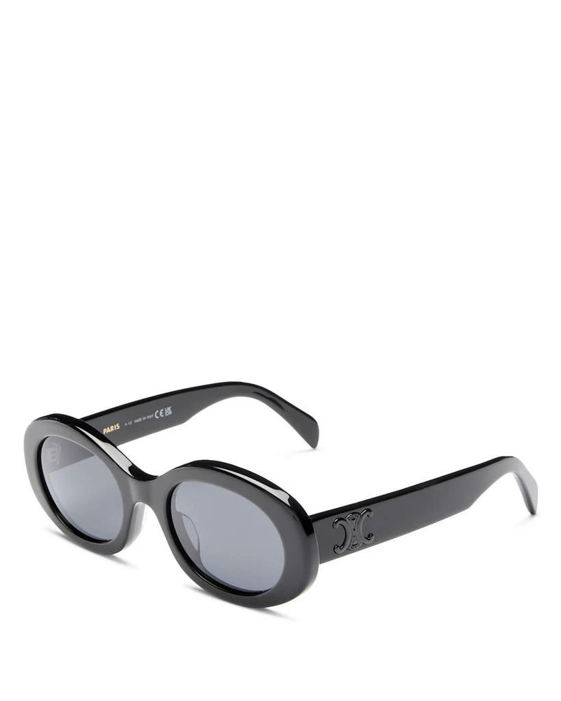 Celine Triomphe Round Sunglasses, 52mm 1