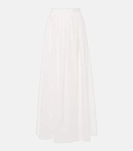 Adriana Degreas Cotton poplin maxi skirt 1