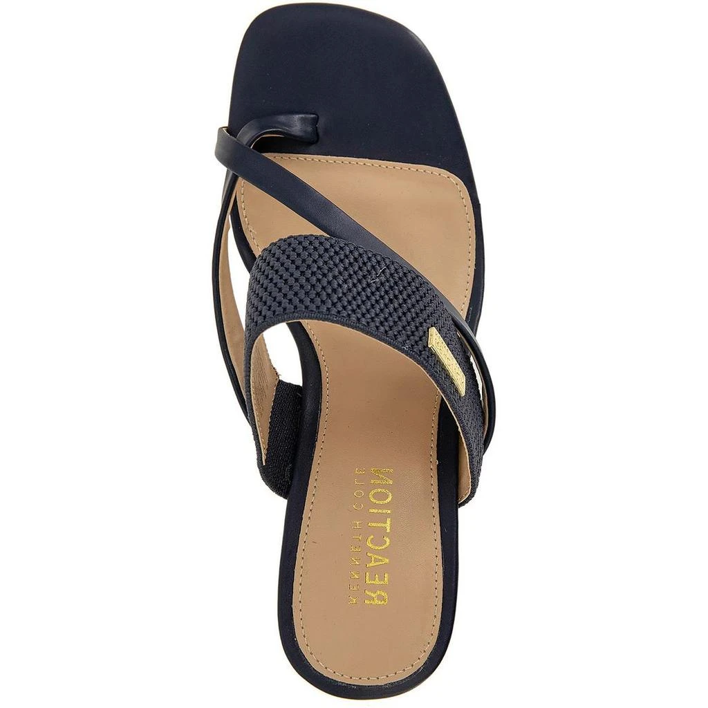 Kenneth Cole MORHAA CROSS Womens Open Toe Slip On Wedge Heels 3