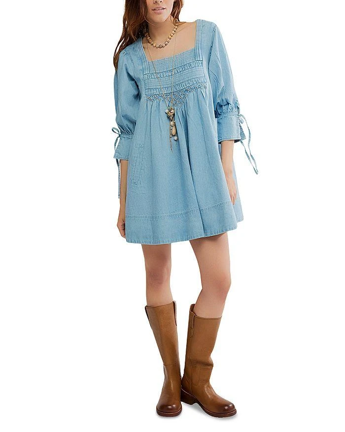 Free People Sonora Denim Mini Dress