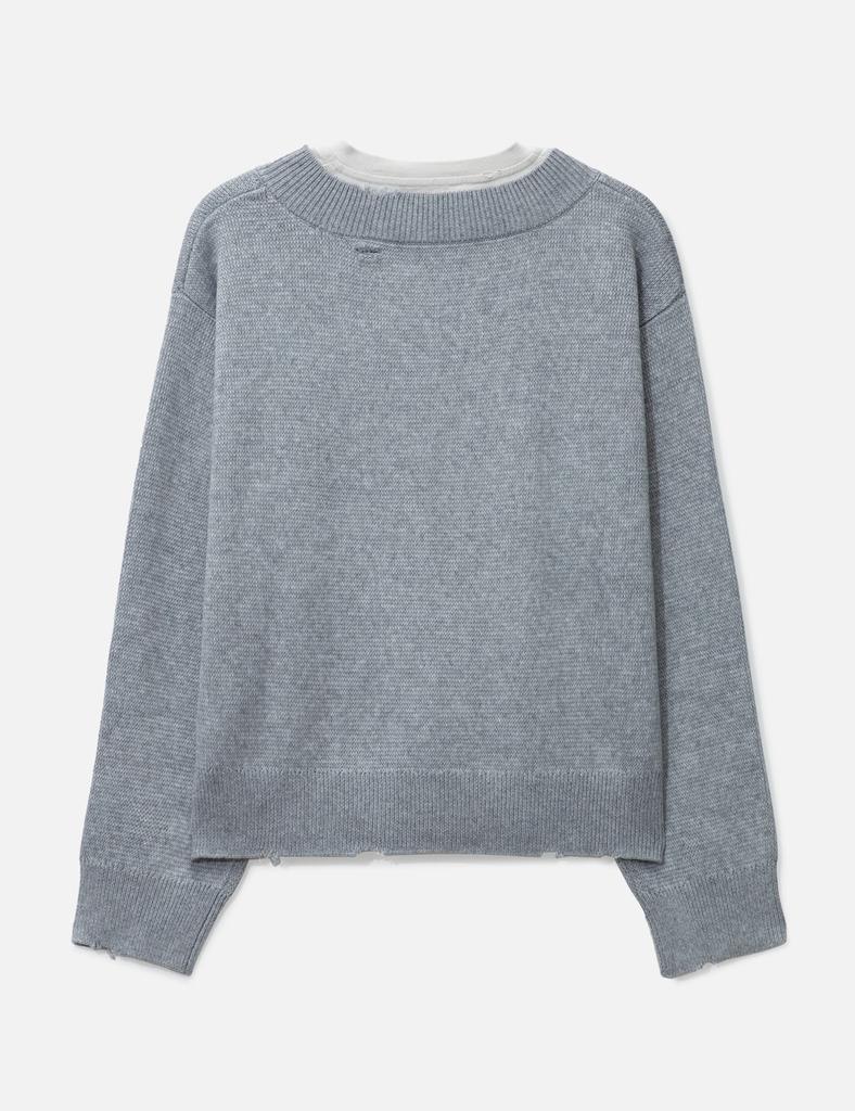 C2H4 Layered V-Neck Sweater
