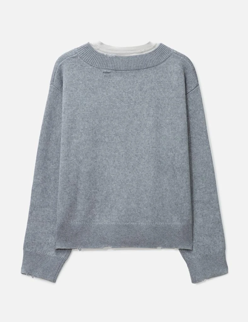 C2H4 Layered V-Neck Sweater 2